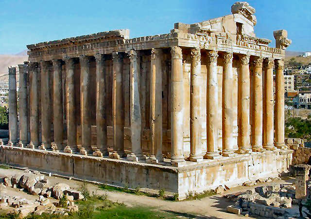 Tempel Bachus, Baalbeck Libanon