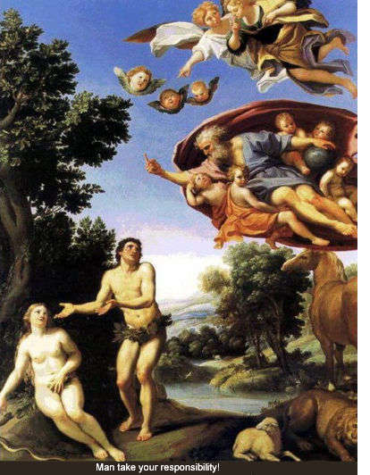 "Man take your responsibility"